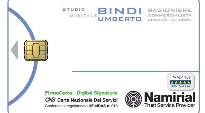 FIRMA DIGITALE FORNITA DALLO STUDIO